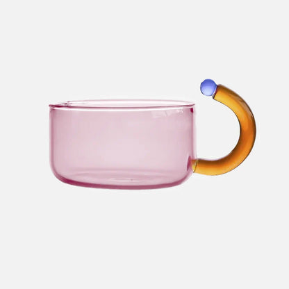 Skorter | Color Bloom Glass Teapot & Cup Set