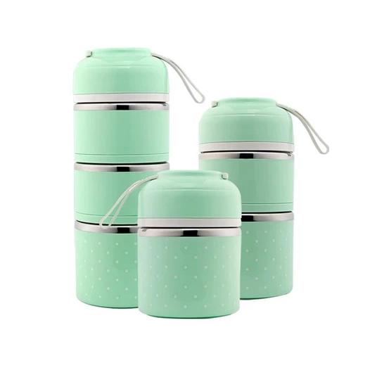 Skorter | Multilayer Cute Thermal Lunch Box Stainless Steel Food Container