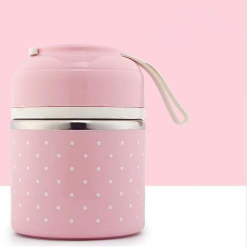 Skorter | Multilayer Cute Thermal Lunch Box Stainless Steel Food Container