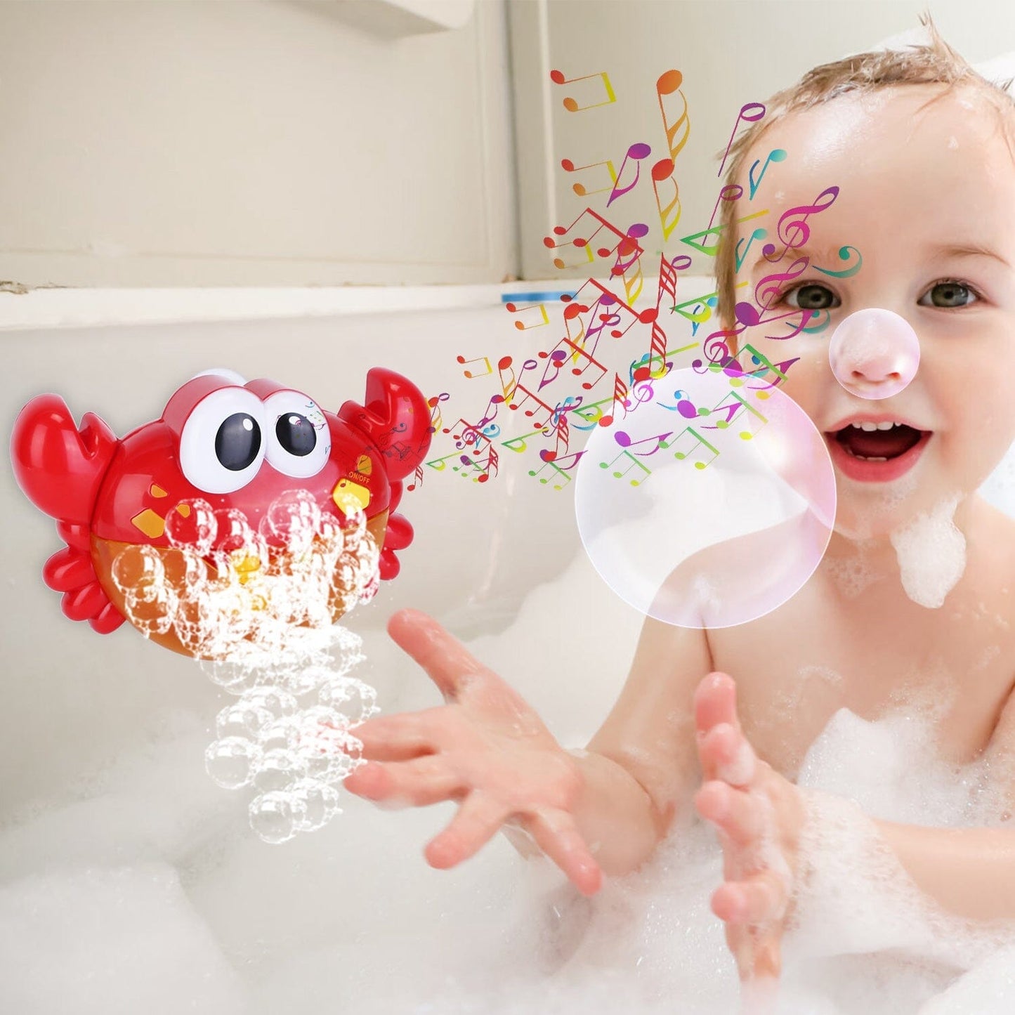 Skorter | Musical bubble bath maker for bathtub Toddler bubble machine