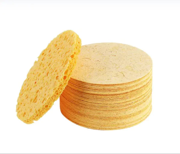 Skorter | 50/20/10 pieces Soft Facial Cleansing Sponge Pads