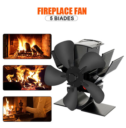 Skorter | Best Wood Burner Stove Fan for Log Burning Fire Stove