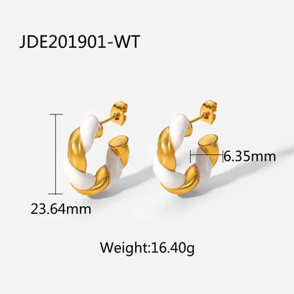 Skorter | 18K gold-plated hoops