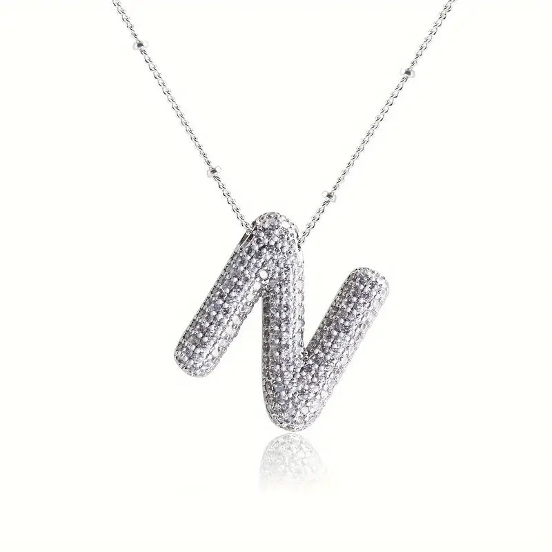 Skorter | Alphabet-Diamond-Pendant-Necklace