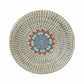 Skørter | Natural Weaving Fruit Basket Bowl with Wood Base, Handmade Egras