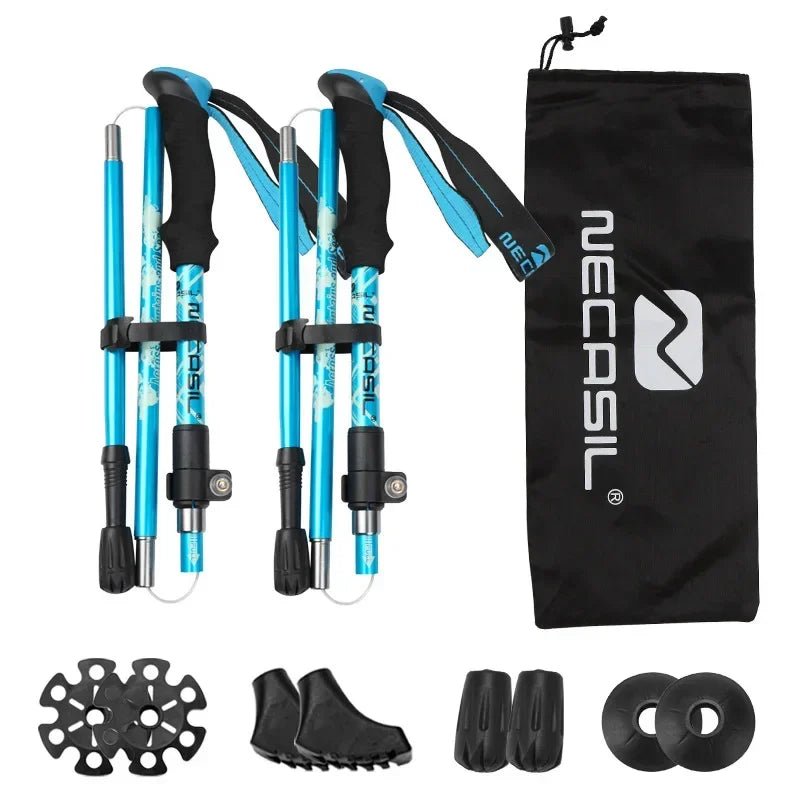 Skorter | NECASIL – Collapsible Trekking Poles for Stable Hiking Support