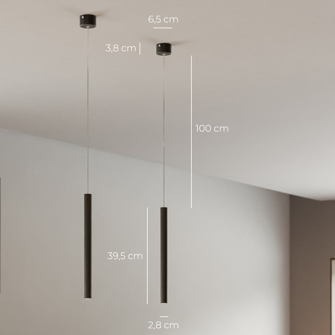 Skorter | RayAura Minimalistic LED Pendant Light | Modern Design | Elegant Ceiling Lamp for Living Room & Office