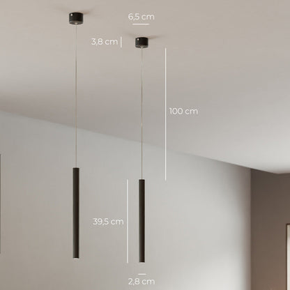 Skorter | RayAura Minimalistic LED Pendant Light | Modern Design | Elegant Ceiling Lamp for Living Room & Office