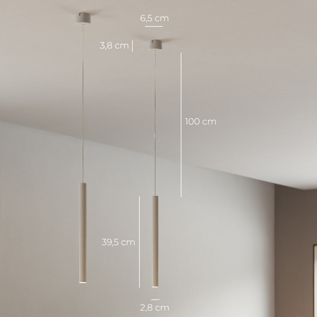 Skorter | RayAura Minimalistic LED Pendant Light | Modern Design | Elegant Ceiling Lamp for Living Room & Office