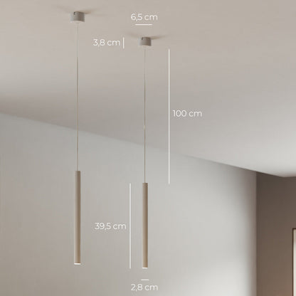 Skorter | RayAura Minimalistic LED Pendant Light | Modern Design | Elegant Ceiling Lamp for Living Room & Office