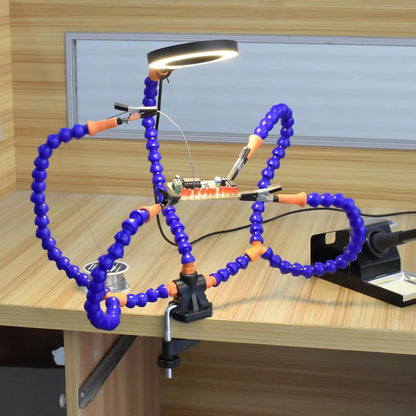 Skorter | Clamp Magnifying Light with Holders for Cell/Cam