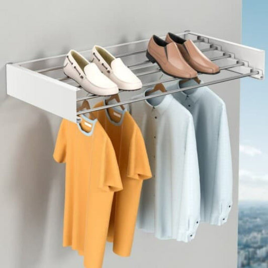 Skorter | AetherDry™ | Foldable Wall-Mounted Drying Rack | Space-Saving Laundry Solution for Efficient Drying in Small Spaces