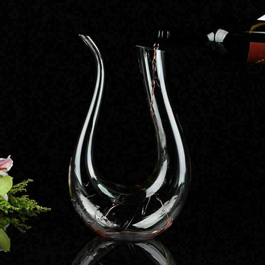 Skorter | Crystal U-shaped Wine Decanter