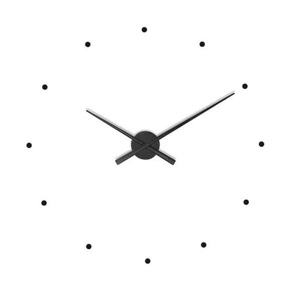 Skorter | Minimalist Black Modern Wall Clock 40cm
