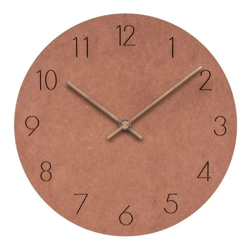 Skorter | Nordclock - Silent Scandinavian Wall Clock - Minimalist Design