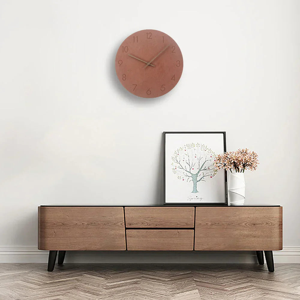 Skorter | Nordclock - Silent Scandinavian Wall Clock - Minimalist Design