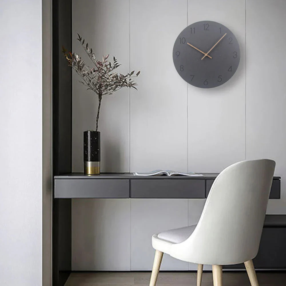 Skorter | Nordclock - Silent Scandinavian Wall Clock - Minimalist Design