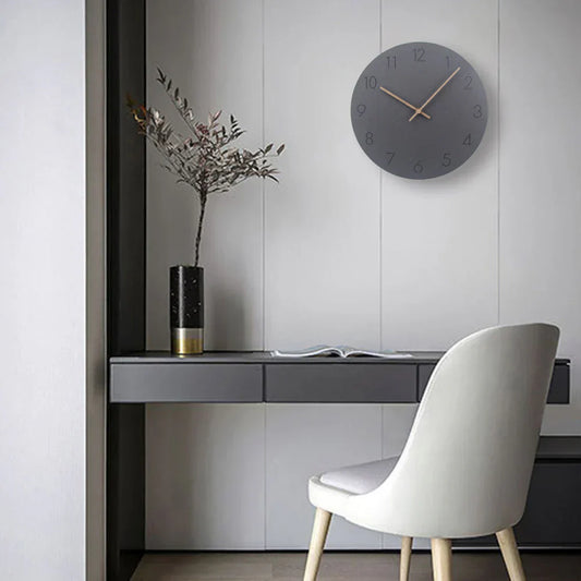 Skorter | Nordclock - Silent Scandinavian Wall Clock - Minimalist Design