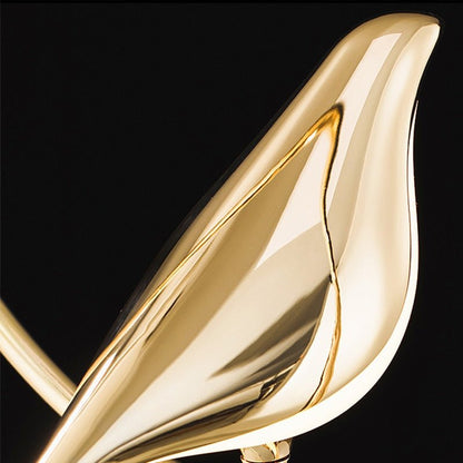 Nordic LED Golden Bird Wall Lamp Parlor Bar Bedside Hanging Light Novelty Rotatable Wall Lamp Bedroom Bedside Indoor Sconce - SKØRTER