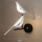 Nordic LED Golden Bird Wall Lamp Parlor Bar Bedside Hanging Light Novelty Rotatable Wall Lamp Bedroom Bedside Indoor Sconce - SKØRTER