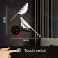 Nordic LED Golden Bird Wall Lamp Parlor Bar Bedside Hanging Light Novelty Rotatable Wall Lamp Bedroom Bedside Indoor Sconce - SKØRTER