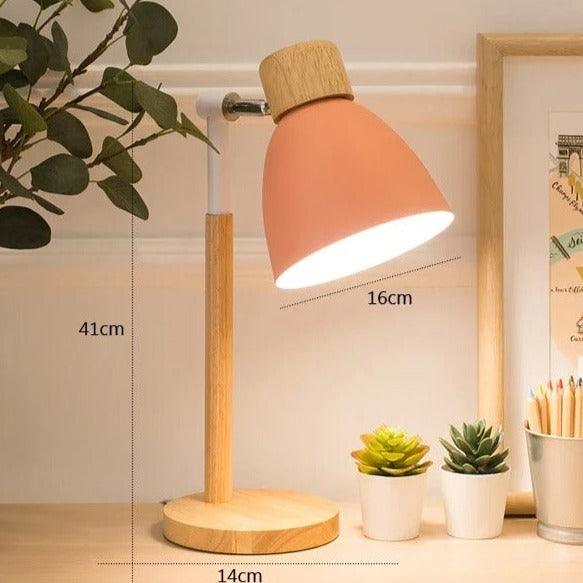 Skorter | Nordic Table Lamp | Wood, Iron