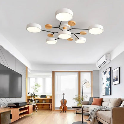 Skorter | NordicGlow Branched LED Ceiling Light - Elegant Nordic Style