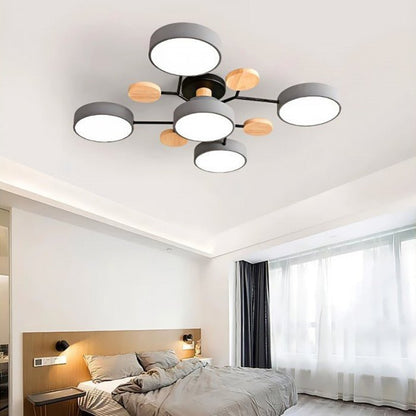 Skorter | NordicGlow Branched LED Ceiling Light - Elegant Nordic Style