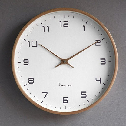 Skorter | NordicTimber – Wooden Wall Clock with Silent Movement