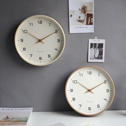 Skorter | LUNDTIME – Silent Wooden Wall Clock with Scandinavian Design