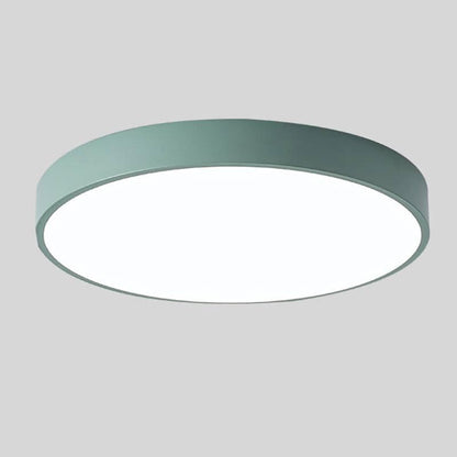 Skorter | Nordic Wood LED Ceiling Light – Macaron Design, 23–30cm