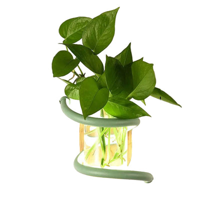 Skorter | NORDLUME – Nordic Wooden Outdoor Wall Vase Lamp with LED Lighting