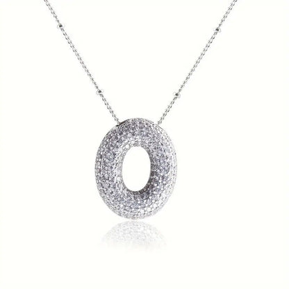Skorter | Alphabet-Diamond-Pendant-Necklace