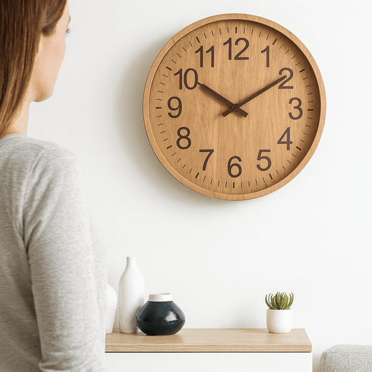 Skorter | OAKTICK – Silent Wooden Wall Clock with Natural Charm