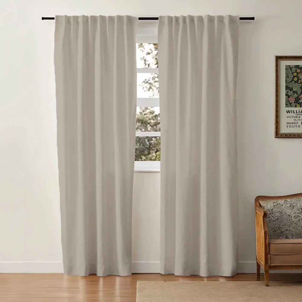 Skorter | Aira - Linen-Cotton Curtain with Soft Fabric