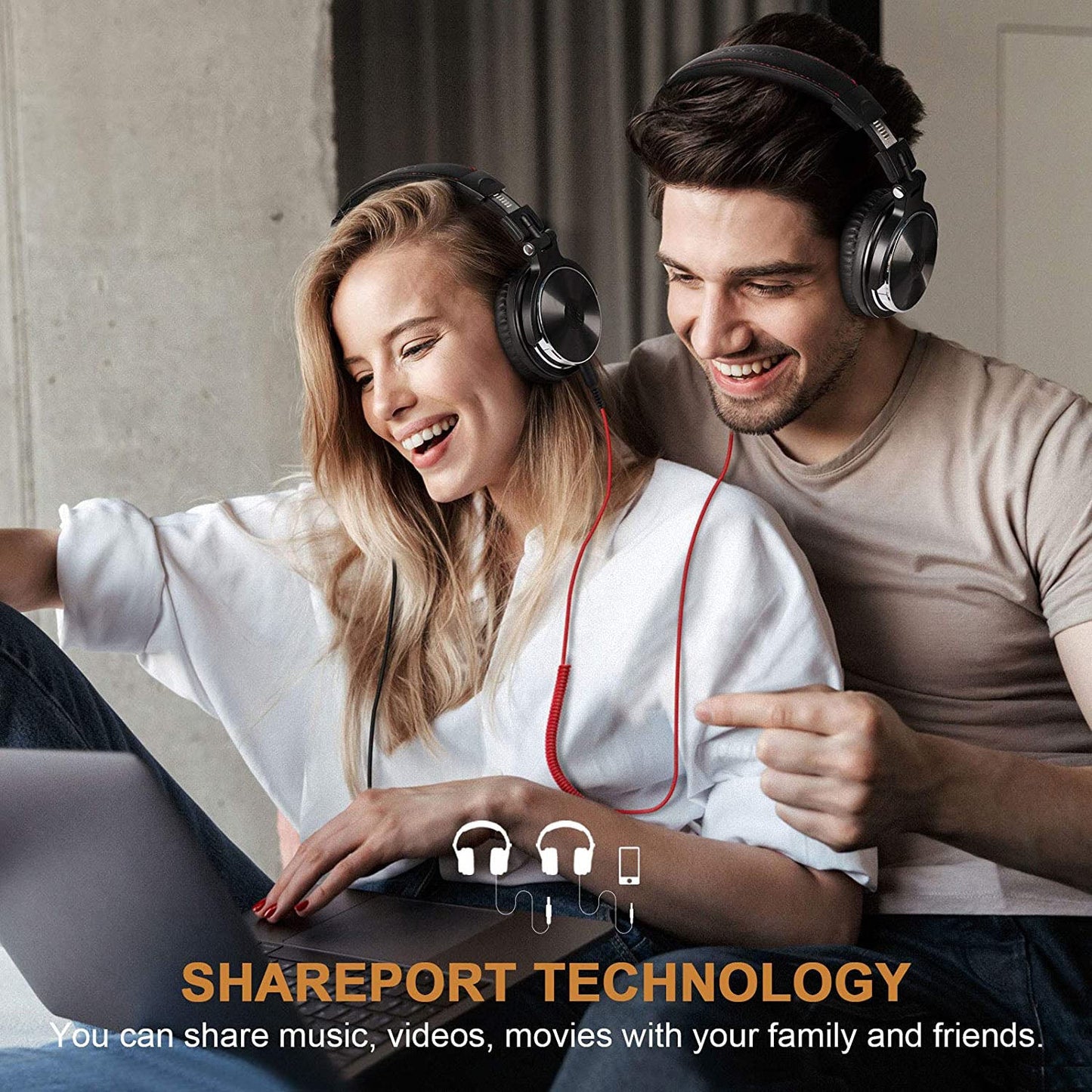 Skorter | OneOdio Wired Over Ear Headphones Studio Monitor & Mixing DJ Stereo Headphones