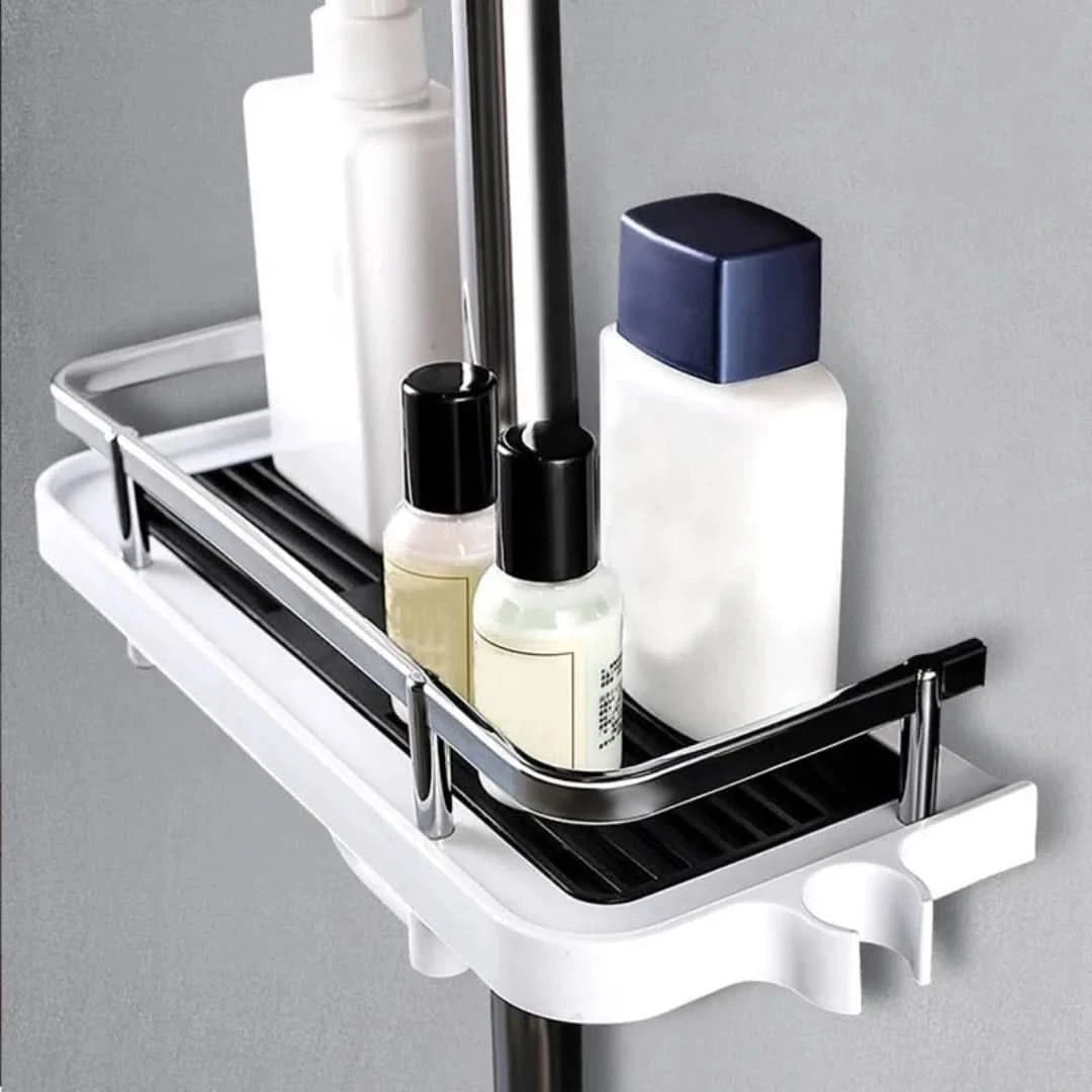 Skorter | Clixor – Self-adhesive storage rack for shower without drilling
