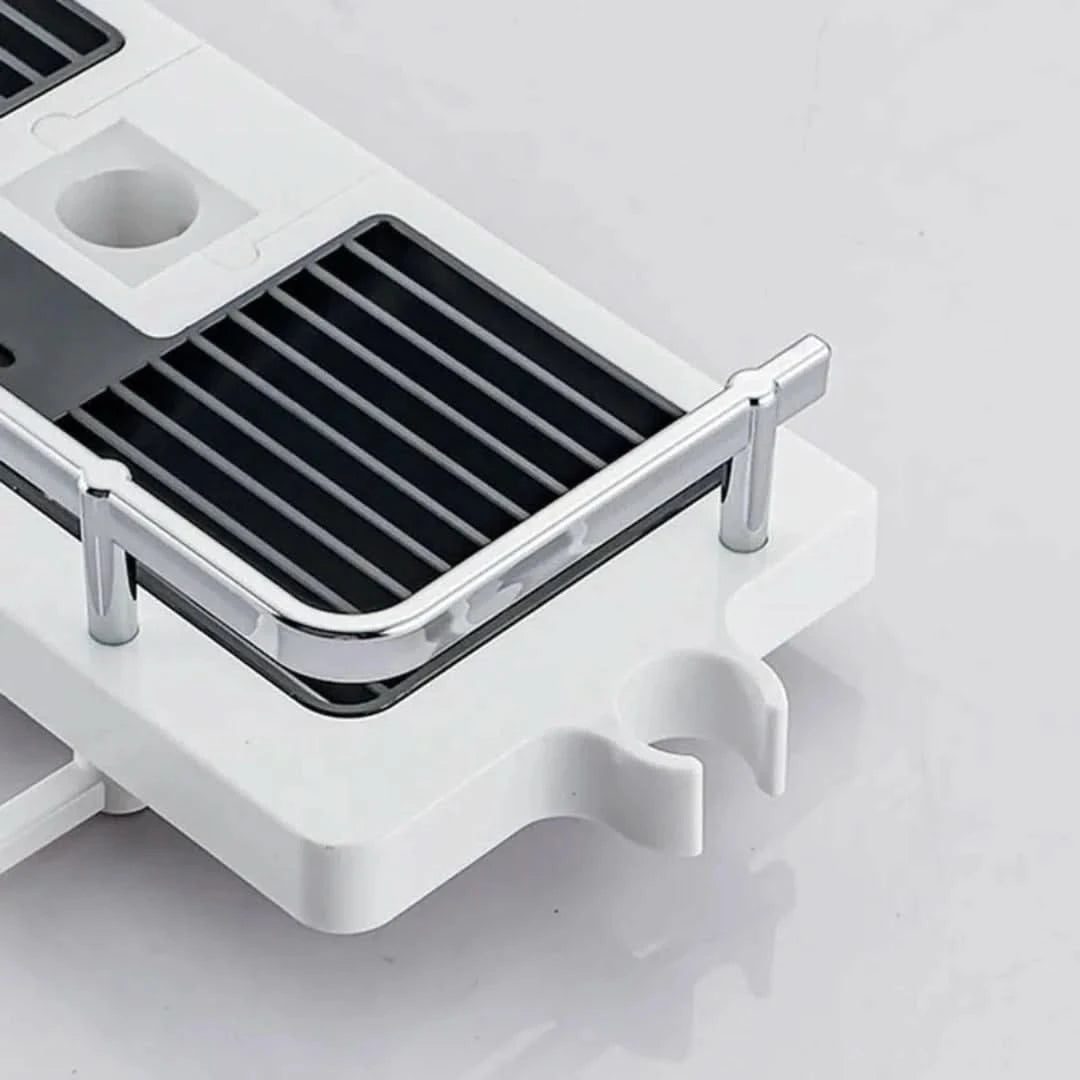 Skorter | Clixor – Self-adhesive storage rack for shower without drilling