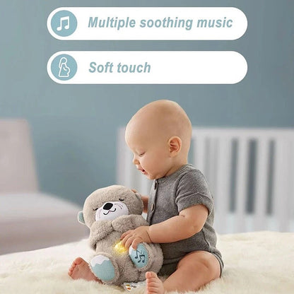 Skorter | Calming Breathing Otter Toy with Music and Lights