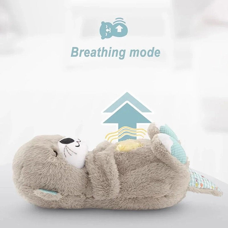 Skorter | Calming Breathing Otter Toy with Music and Lights