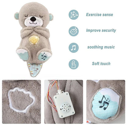 Skorter | Calming Breathing Otter Toy with Music and Lights