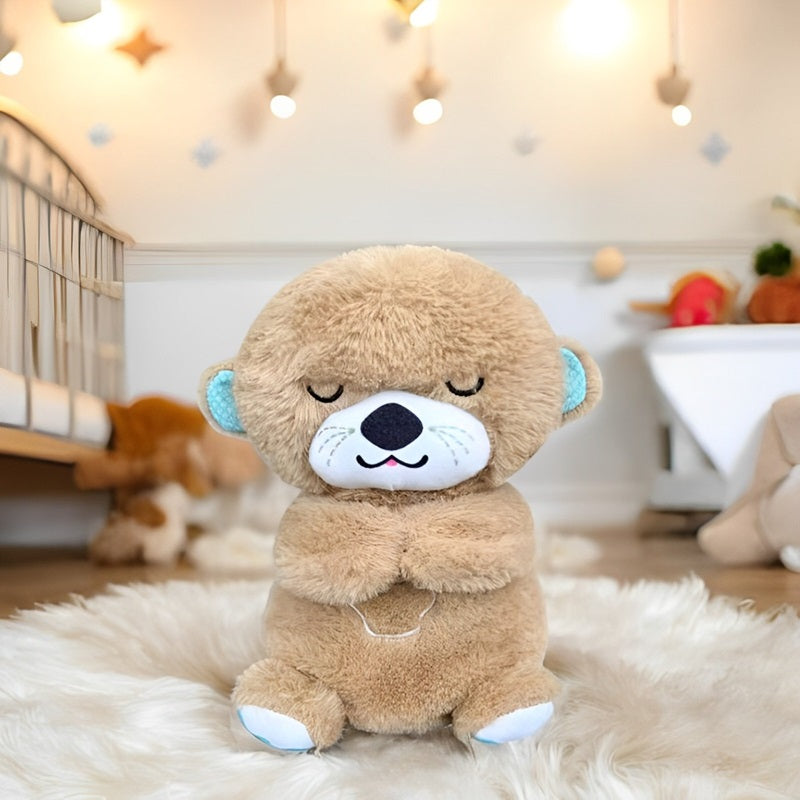Skorter | Calming Breathing Otter Toy with Music and Lights