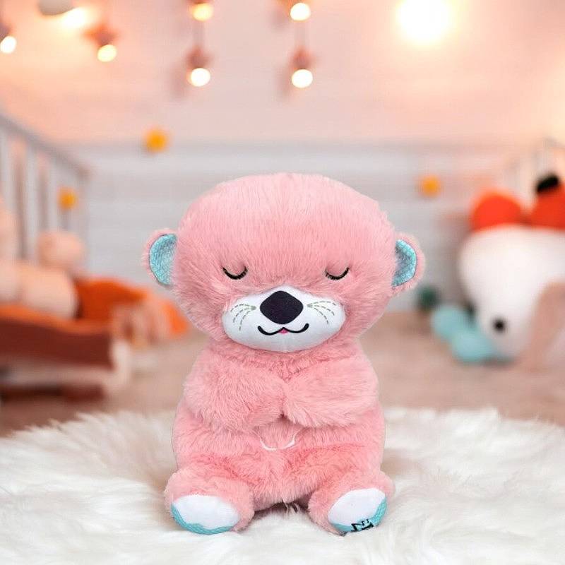 Skorter | Calming Breathing Otter Toy with Music and Lights