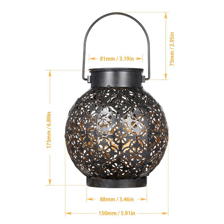 Outdoor Hanging Solar Shadow Cast Lantern - SKØRTER