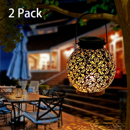 Outdoor Hanging Solar Shadow Cast Lantern - SKØRTER