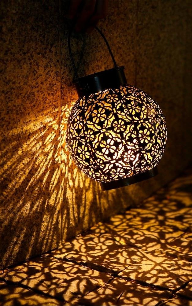 Outdoor Hanging Solar Shadow Cast Lantern - SKØRTER