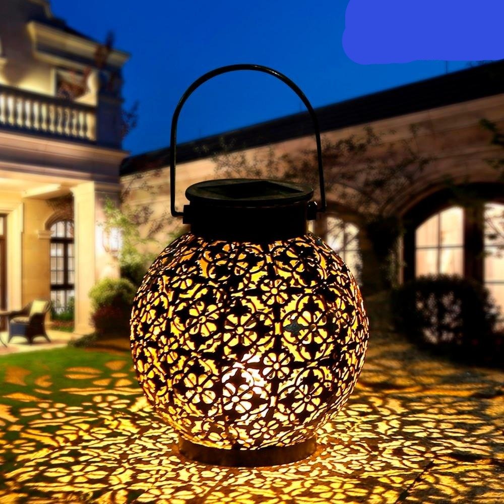 Outdoor Hanging Solar Shadow Cast Lantern - SKØRTER
