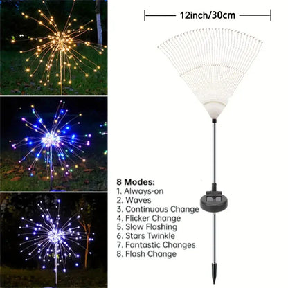 Skorter | Outdoor solar garden lighting with 8 lighting modes