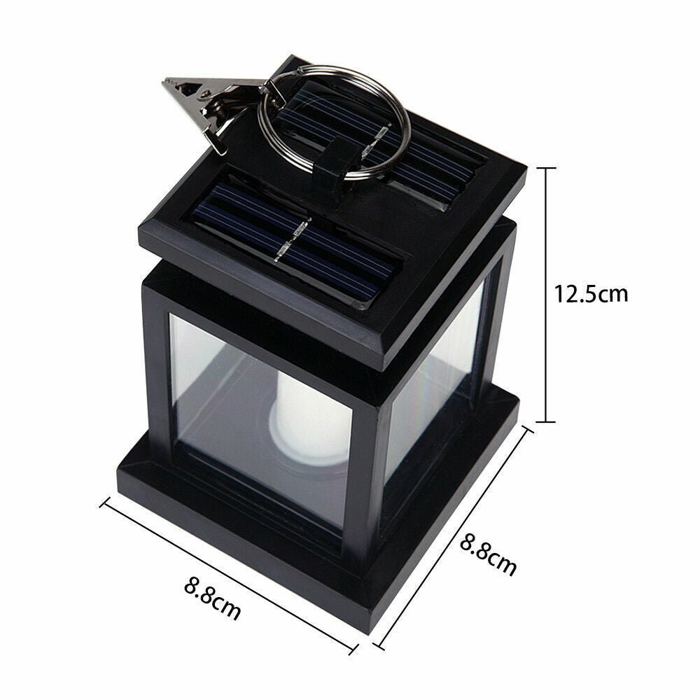 Outdoor Solar Lantern Hanging Light Garden LED Lamp Yard Patio Pillar for Garden - SKØRTER