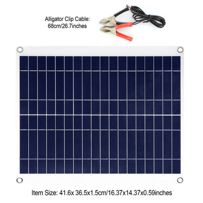 Skorter | Outdoor solar panel 12V 25W car battery charger